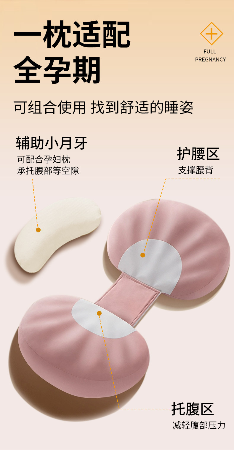 babywatch孕妇枕头侧卧枕护腰侧睡枕托腹怀孕期觉抱专用神器礼物 — 3