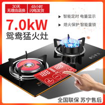 Japan Sakura infrared gas stove double stove Household embedded desktop natural gas stove Liquefied gas gas stove