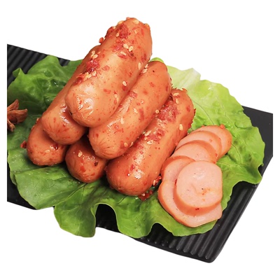 王中王清真香辣脆肠香甜玉米热狗即食香肠鸡肉休闲小吃零食脆皮肠