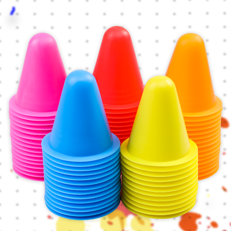 Roller skates practice barricade roller skate piles