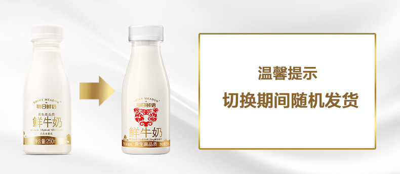 蒙牛每日鲜语鲜牛奶全脂高钙250ml