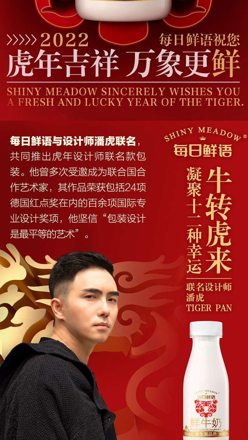 蒙牛 每日鲜语 高端全脂奶 250ml*8瓶 巴氏杀菌 图2