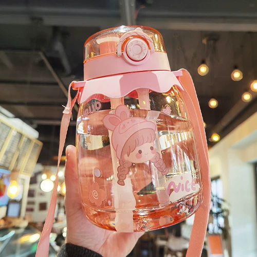 Лето большая -детская детская студента спортивны водяной чашки с высоким уровнем ставки мультфильм Аватар милый, безопасный, не -токсичный, без запаха