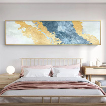 Bedroom bedside painting Abstract light luxury hanging painting Nordic style hand-painted oil painting Modern simple hand-painted oil painting