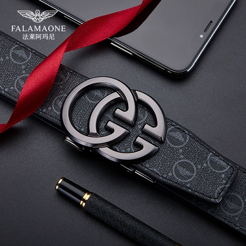 法莱阿玛尼 Ремень, универсальные штаны для отдыха, из натуральной кожи