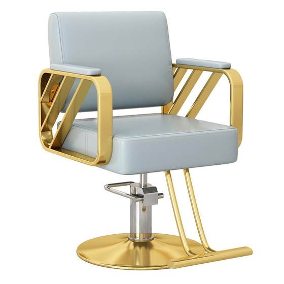 이발소 의자, 인터넷 연예인 미용실 의자, 미용실용 고급 이발 의자, 리프팅, 회전 가능, 고급 파마 및 염색 가능