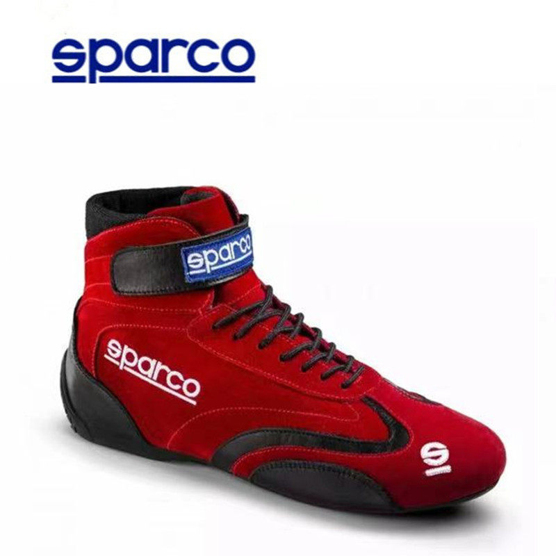 Leather sparco racing shoes FIA certified car riding kart motorcycle locomotive leisure sports men's and women's boots