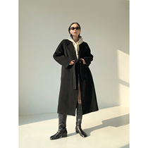 Zhou Miaozhoumiao 2021 autumn and winter new double-sided woolen woolen coat women's mid-length woolen coat women's