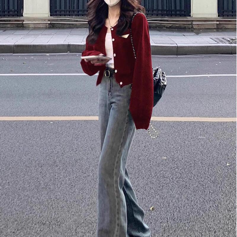 French-Style High-End Cardigan Sweater Short Jacket for Women 2025 Spring and Autumn New Design Unique Knitted Top