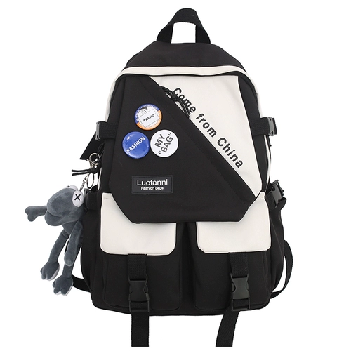 Tide, вместительный и большой школьный рюкзак для школьников, японский ноутбук, сумка через плечо, подходит для студента, в корейском стиле, для средней школы