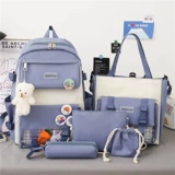 Ранец, свежая милая сумка через плечо, вместительный и большой рюкзак, для средней школы