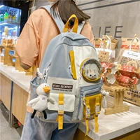 Синий (утиное украшение+значок)