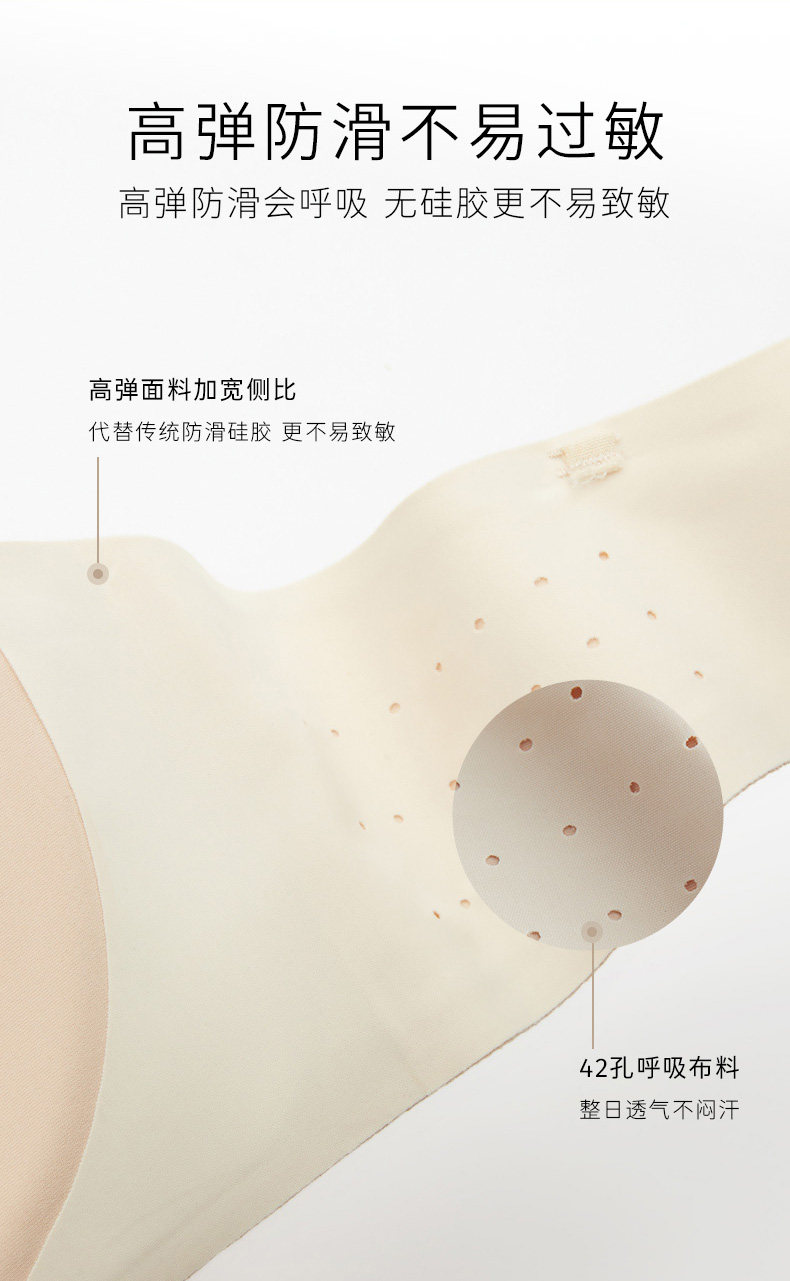 幸棉 Soft系列软支撑无肩带文胸裹胸 图4
