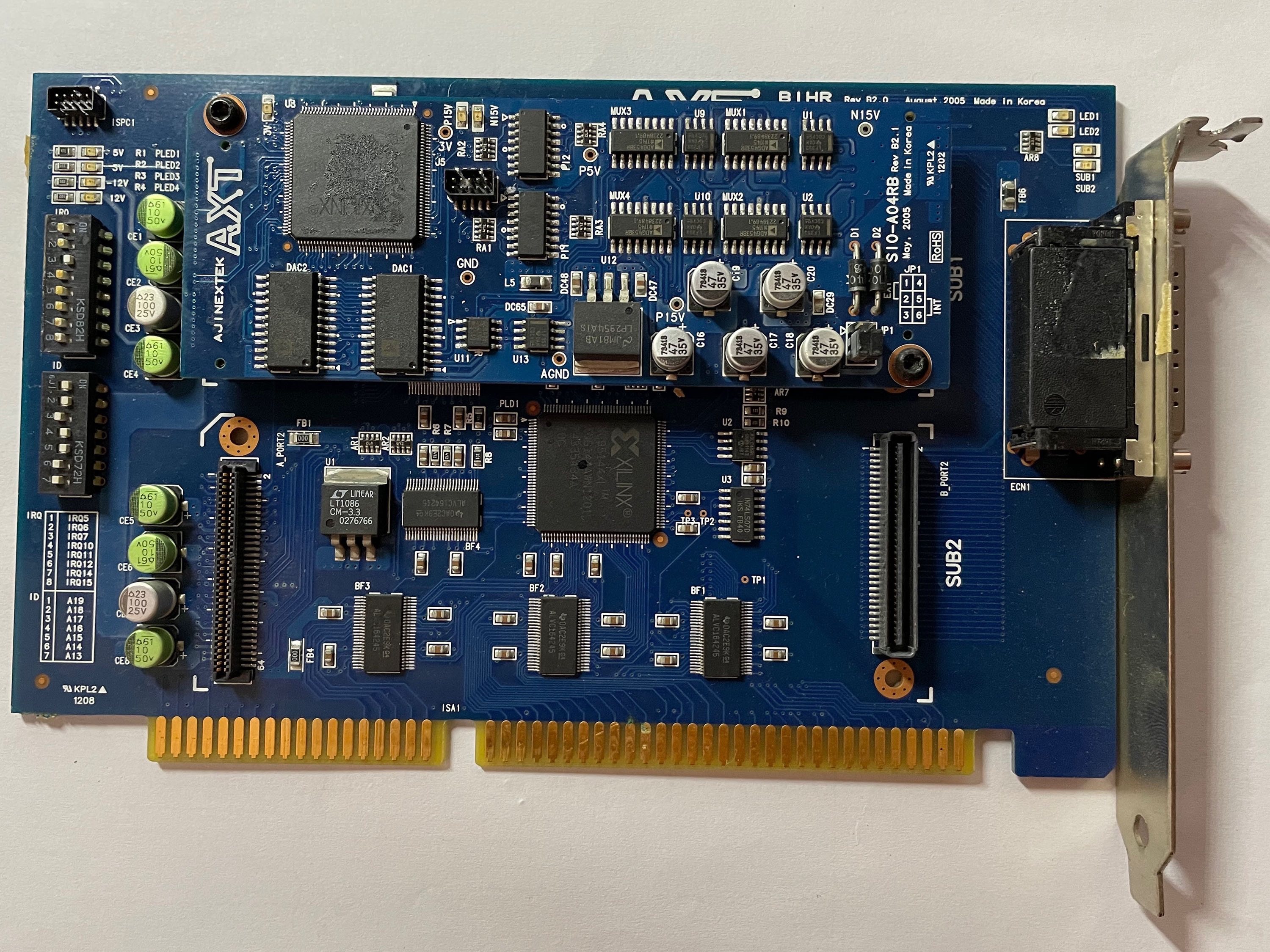 South Korea AJINEXTEK AXT ISA Sport Control Card SI0-A04RB REV B2 1 Spot