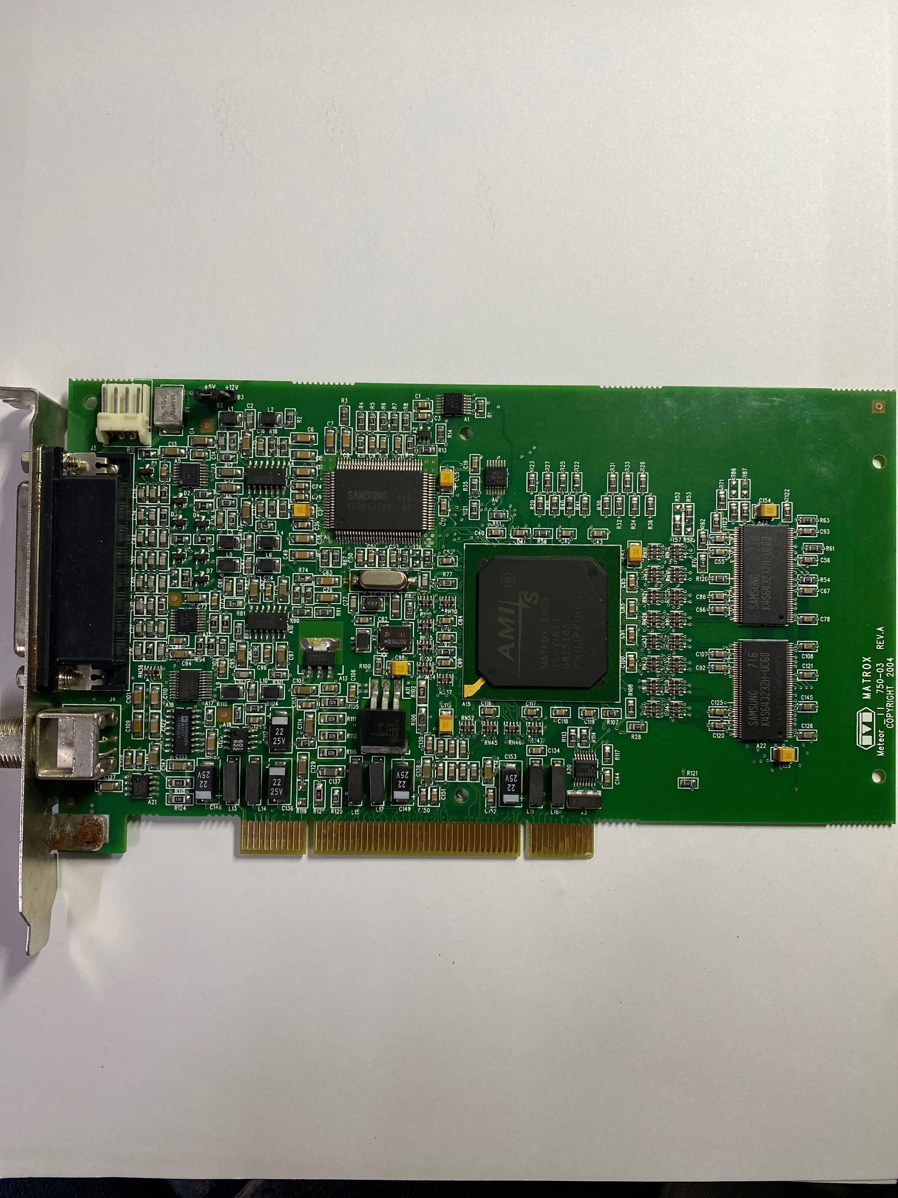 Matron MATROX meter II 750 03REV A IMAGE COLLECTION CARD SPOT