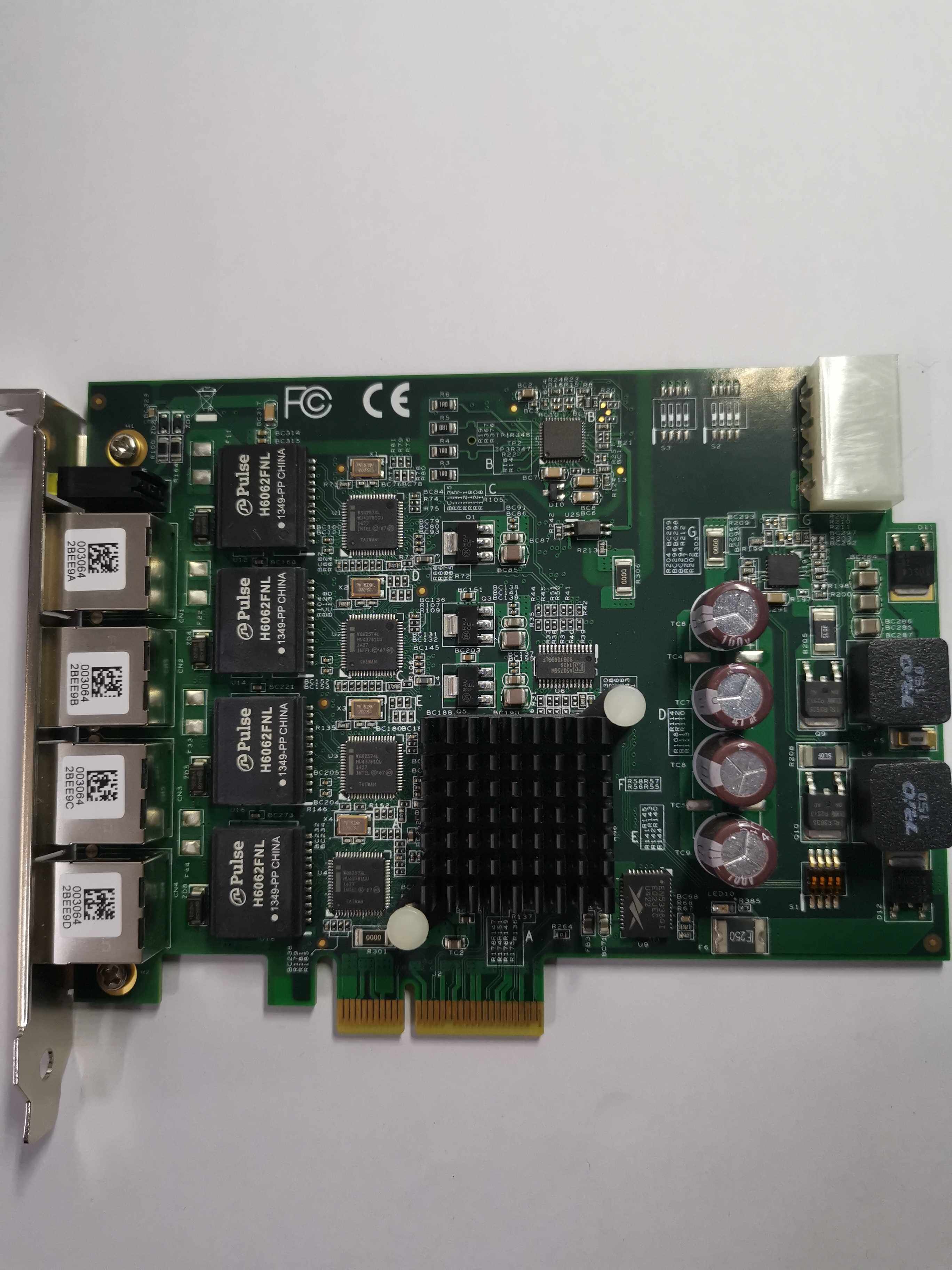 adlink Linghua Image Collection Card PCIe-GIE64 Network Card 4 Channel PCI Express PoE