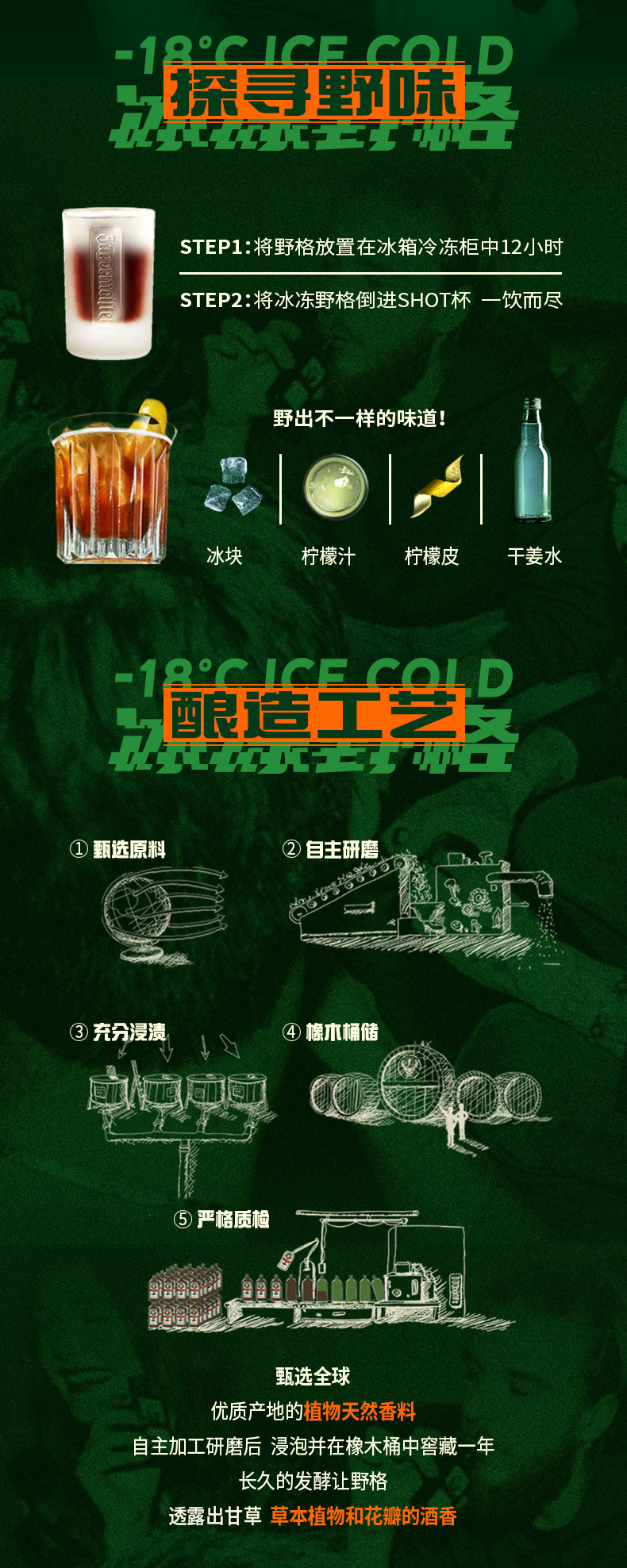 德国进口 野格 圣鹿利口酒 力娇酒 700ml 新品礼盒 图8