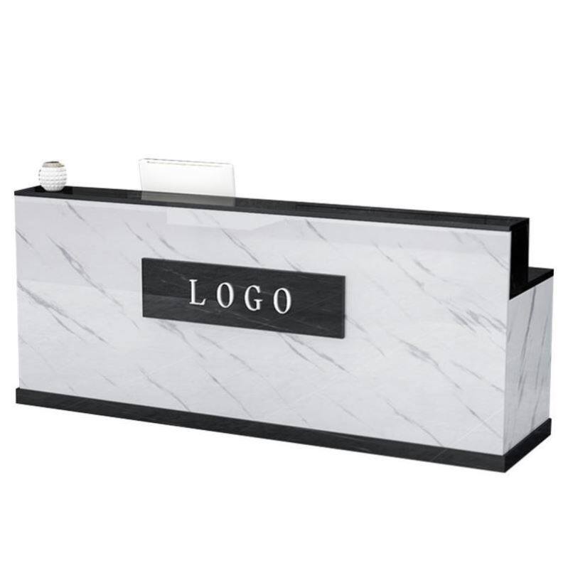 Desk Shop Roast Lacquer Bar Table Beauty Salon Small Red Book Recommended Bar Milk Tea Counter Hotel Advice Desk Custom