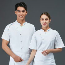 New High-end Breathable Catering Chefs Work Clothes Restaurant Canteen Chefs Conserved Hotel Kitchenette Kitchenette Baking Clothing