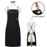 Джинсовый фартук, модный чай с молоком для работы подходит для мужчин и женщин, делается под заказ, с печатью вашего логотипа, популярно в интернете, коллекция 2021