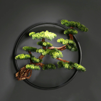 Chinese Pendant Living Room Entrance to the family Xuanguan Wall Decorative Solid Simulation Greet Visitors Pine Wall-mounted Zen hotel hanging decoration