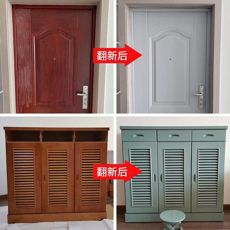 Net Taste Water-based Wood Lacquered Paint Household Self-Brushed Paint Home Innate Lacquered Finish Lacquer Change Color Overall Cabinet Wardrobe Table Wooden Door Lacquer