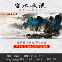 GH-161 High-definition landscape painting rich water and long-flow cornucopia