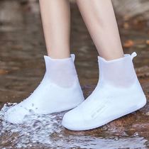 Water Shoes Women Summer Light Soft Bottom Soft Face Rain Boots Summer Rain Shoes Cover Stylish Exterior Wear Superior Wear Resistant Anti Slip