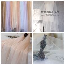 Soft stretch diamond mesh mesh lace fabric DIY clothing base shirt Bed curtain curtain Home textile decorative fabric