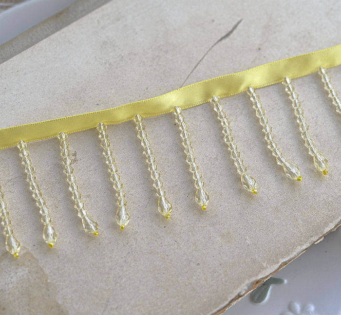 Kristall Anhänger Perlen Fransen Spitze DIY Kleidung Bühne Kleidung Hause Vorhang Trim Kopfbedeckungen Dekorative Accessoires – Detail 31