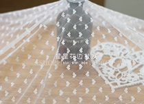 Black and white Peach Hearts Elastic Lace Fabric fabric DIY dress Bottoms Shirts background Decorative Windows Fabric Art Diy Accessories