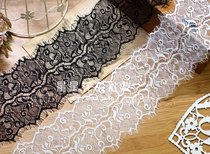 Length 3 m Width 11cm Bilateral Rose Blossom Eyelash Lace Fabric Handmade Diy Lace Clothing Decorative Accessories