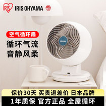 Japan Alice air circulation fan desktop remote control desktop small electric fan home low noise turbine convection fan