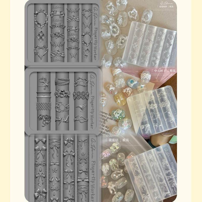Fingertipworker|Collaboration Miracle Meow Meow Vintage Box & Flower Dream & Flower Bud Knot Mold Fingertipworker|Collaboration Miracle Meow Meow Vintage Box & Flower Dream & Flower Bud Knot Mold