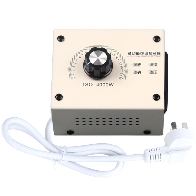 220V Blower Speed Controller Exhaust Fan Ceiling Fan Angle Grinder Stepless Speed Switch Electronic Voltage Regulator Electric Furnace Temperature Control