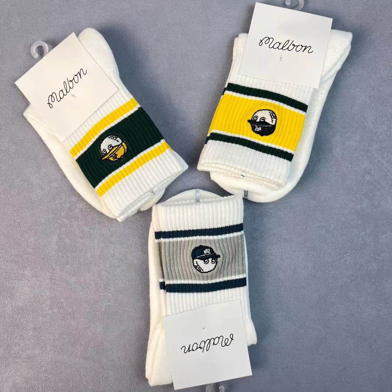 Malbon Golf Socks Mid-Calf Men Women 25 Winter New - Taobao product photo 6