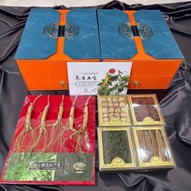 Ginseng high-end lantern pulled five treasures deer antlers wild ginseng Changbai Mountain nourishing gift box deer whip health good gift giving