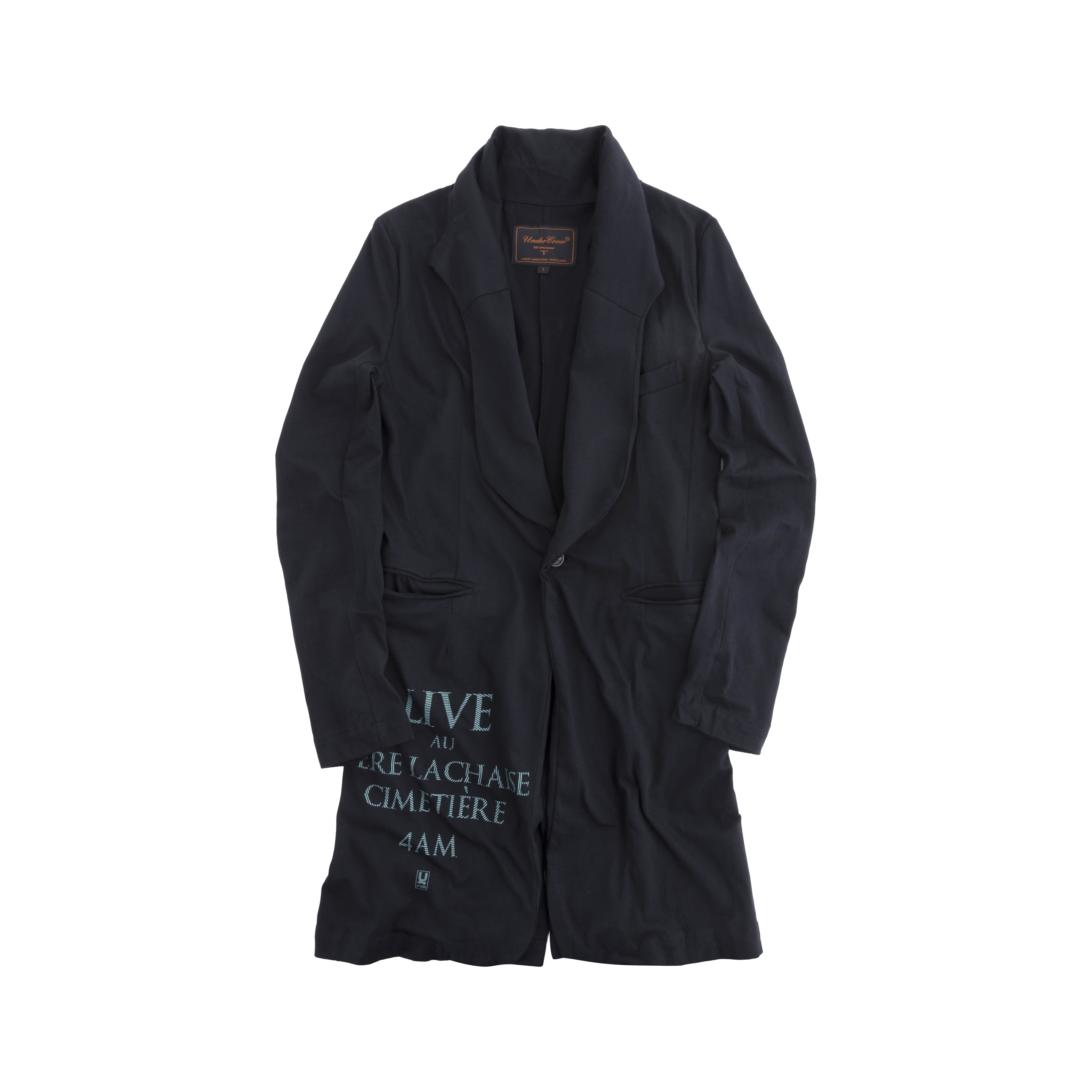 same day delivery] undercover 06ss t period fingerprint coat