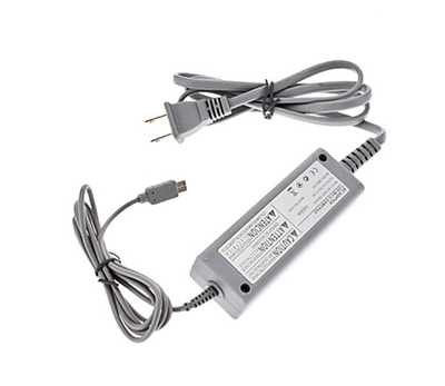 Wii U/Wiiu обрабатывать зарядное устройство Gamepad Fire Cow LCD Power Charger Power Power Power Adapter Power Adapter