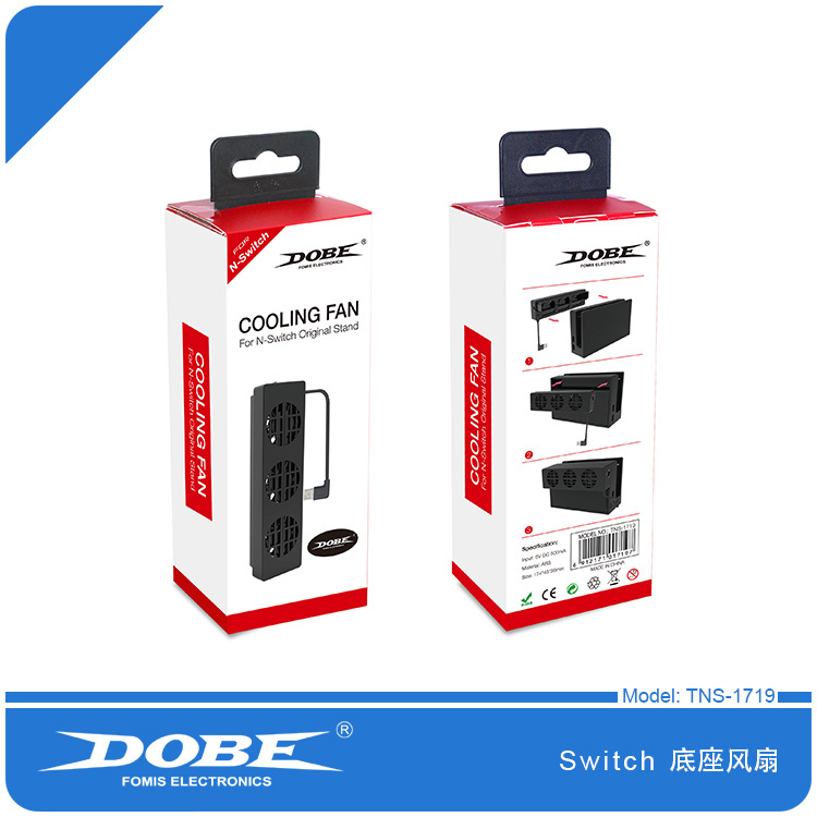 DOBE original Nintendo Switch Host Base Cooling fan NS temperature-controlled fan radiators