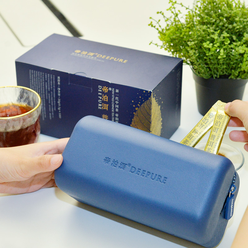 【New Product】Diboer Instant Pu-Erh Tea, Delicately Sweet and Mellow, 100 Pack Bulk Packaged as a Souvenir, Authentic from the Manufacturer 