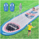 Summer Sprinkler Water Slide Children's Lawn Surfing Slide Inflatable Water Spray Game Mat Pvc Extra-Long Water Slide Mat