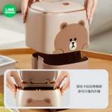 Настольная мусорная банка дома используйте 2025 Новый прикроватный высококачественный высококачественный роскошный общежитие в спальне.