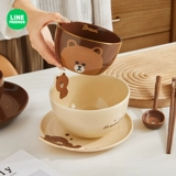 Керамический комплект, милая посуда для домашнего использования, изысканный стиль