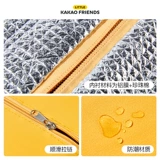 Какао друзей -ланч -бокс сумки изоляция Бенто Студент Студент водонепроницаемый масла -защищенные офисные работники приносят рисовую алюминиевую сумку из фольги