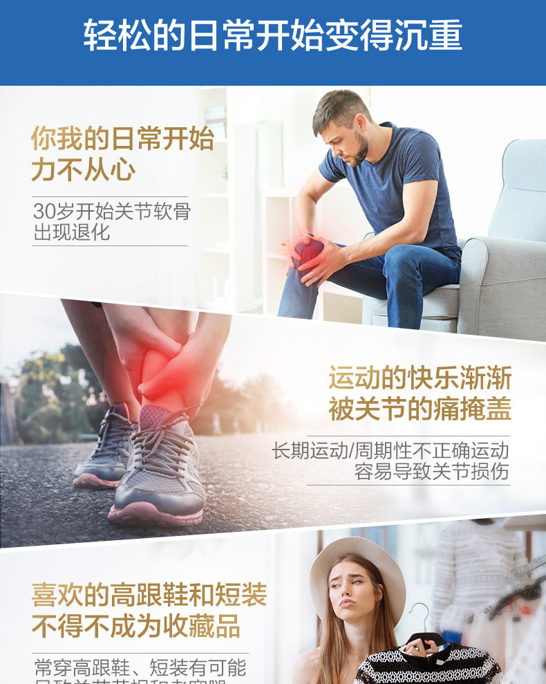 美国进口 汤臣倍健 5合1氨糖软骨素钙片 140片 图4