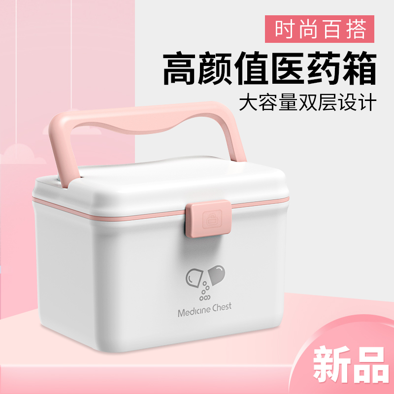 Medicine box family loaded children's medical box first aid kit full set of medicine storage box small emergency large medicine box home
