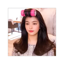 Korean-style eight-character curling iron curling iron lazy air bangs curling fixed hollow curling hair styling fluffy curling iron