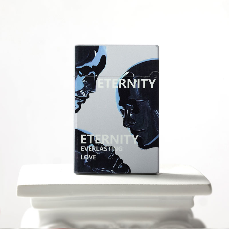 TShoMX Language Lighter Keosel to Boyfriend High-end Air Prevention Pattern Customized Birthday Gift Creative Personality Tide