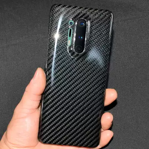 Роскошный глянец арамид карбоновый волокно для OnePlus 8 Pro